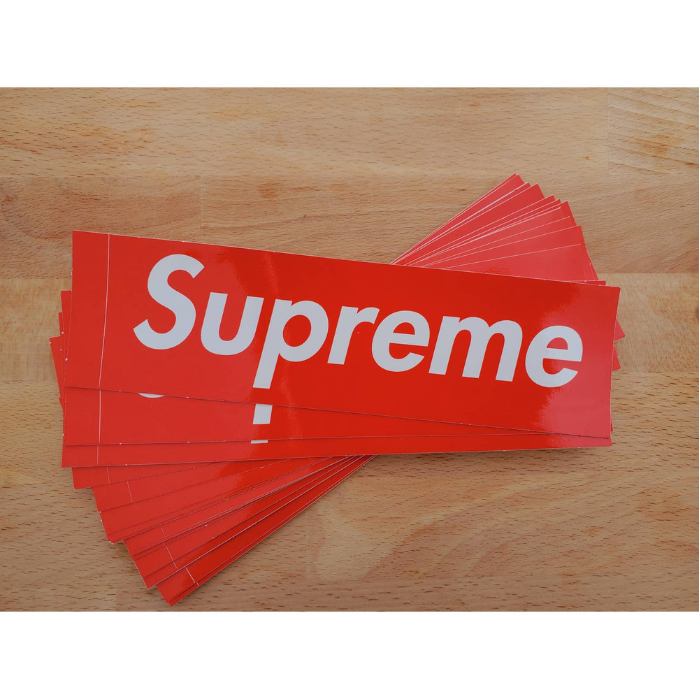 TEN Supreme Red Box Logo Backpack laptop Car Luggage Skateboard Sticker